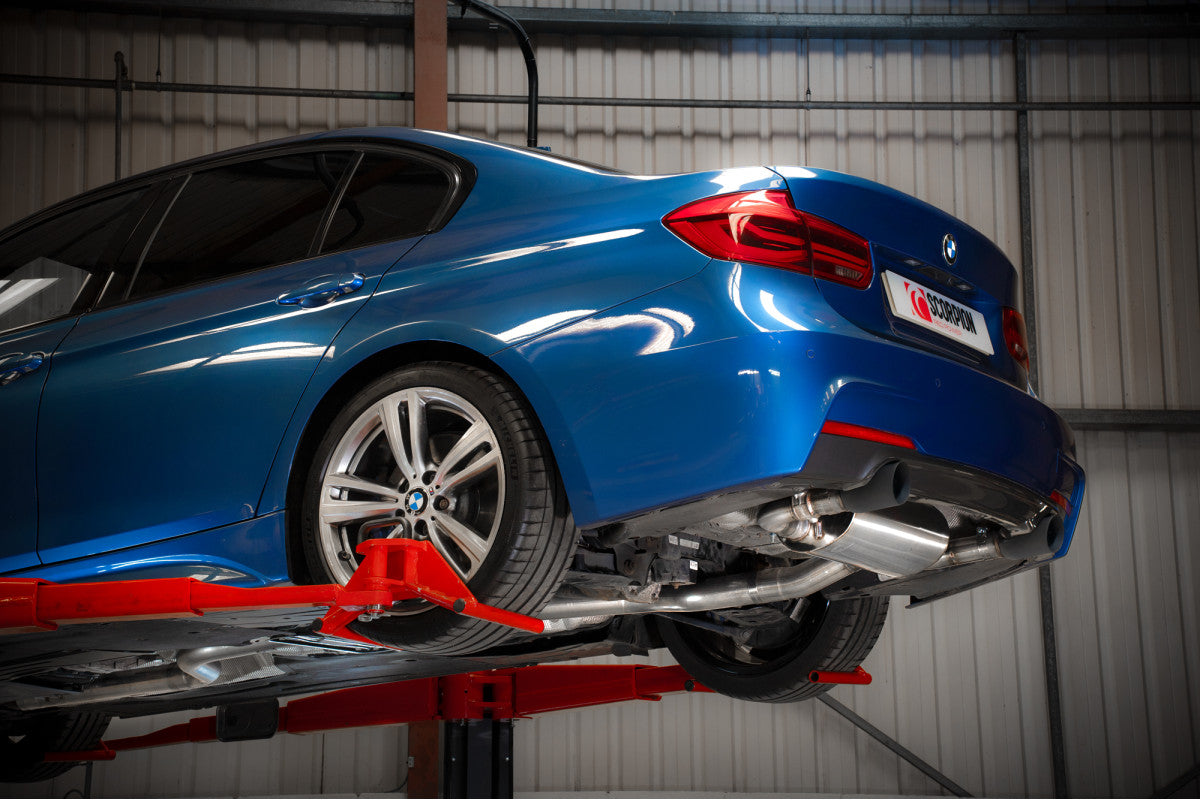Scorpion Niet resonerend Cat Back Systeem BMW F30 340i 06