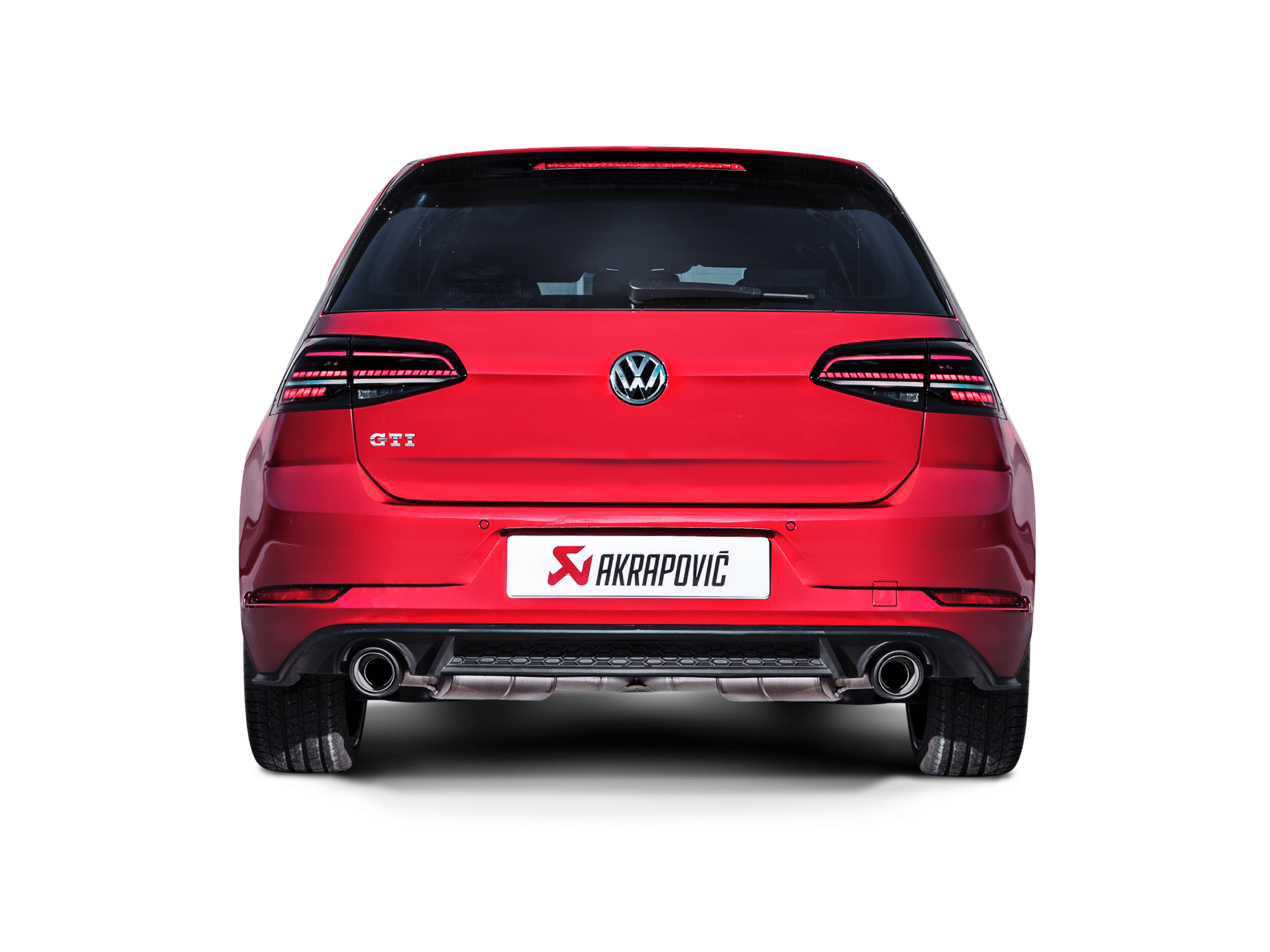 Akrapovič Slip On Line Titânio VW Golf 7 GTI FL 169 Kw 2